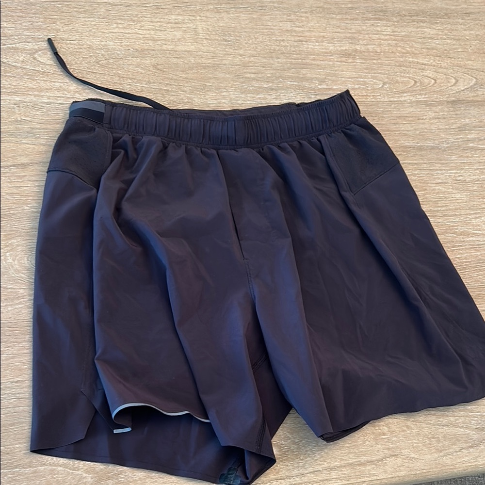 Lululemon Athletica Black Athletic Shorts Lightweight Elastic Waist